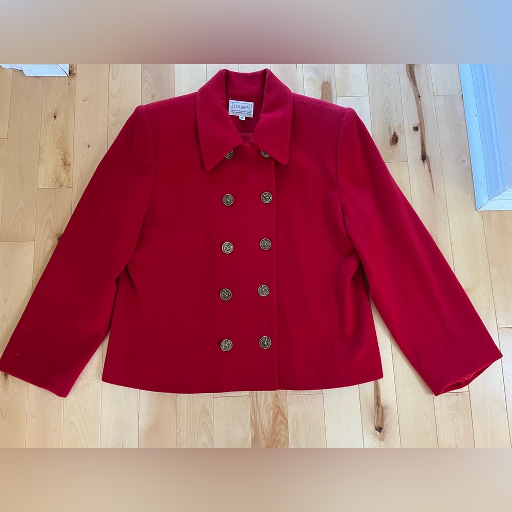 Wool & Cashmere Blend Louben Jacket - Size 12